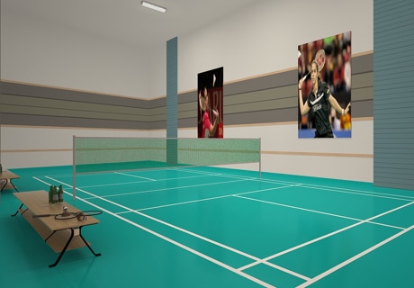 badminton court